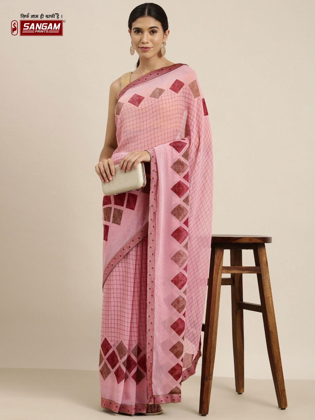 Sangam Jyotika Printed Regular Wear Georgette Latest Designer Saree Collection